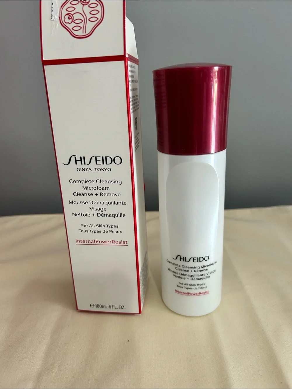 Shiseido Ginza Tokyo Complete Cleansing Microfoam Cleanse + Remove 180 ml NEW